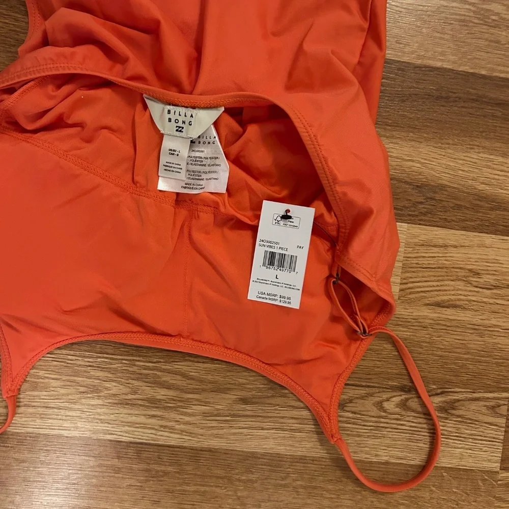 NWT Billabong Sun Vibes One Piece Swimsuit